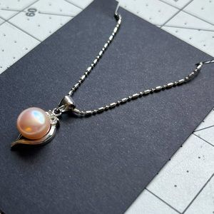 Pearl heart necklace